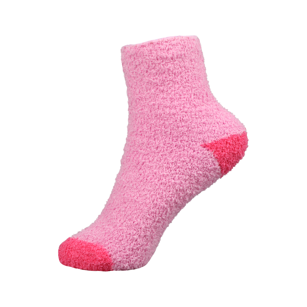 Calcetines de invierno para dormir de colores personalizados, calcetines borrosos suaves, acogedores, gruesos y esponjosos para mujer