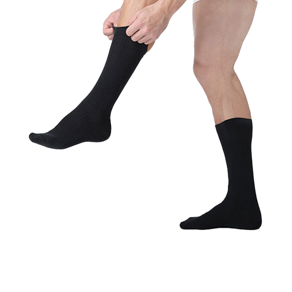 Calcetines personalizados OEM para vestir y calcetín de algodón hasta la rodilla para hombre, calcetines clásicos de lujo para equipo