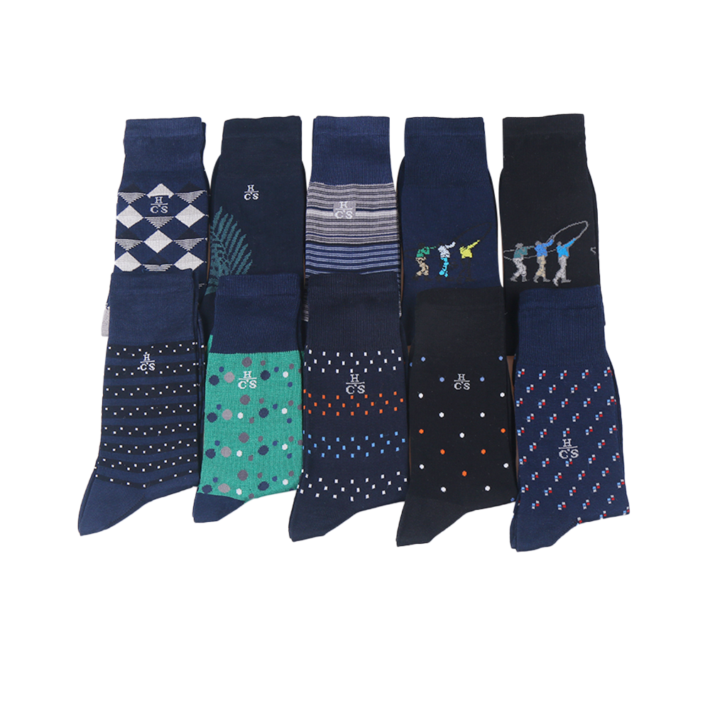 Business dress design oem factory dress socks for men mercerized crew socks