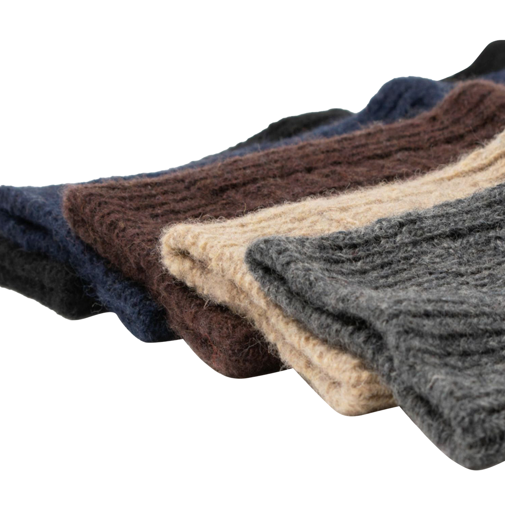 Men and women warm wool socks thickened fleece towel socks solid color wool socks