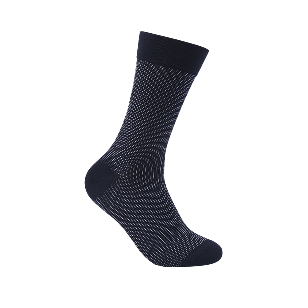 Man business custom knitted crew dress socks private your label oem designer custom design own logo