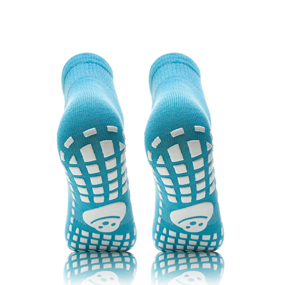 New design custom anti slip grip socks for trampoline