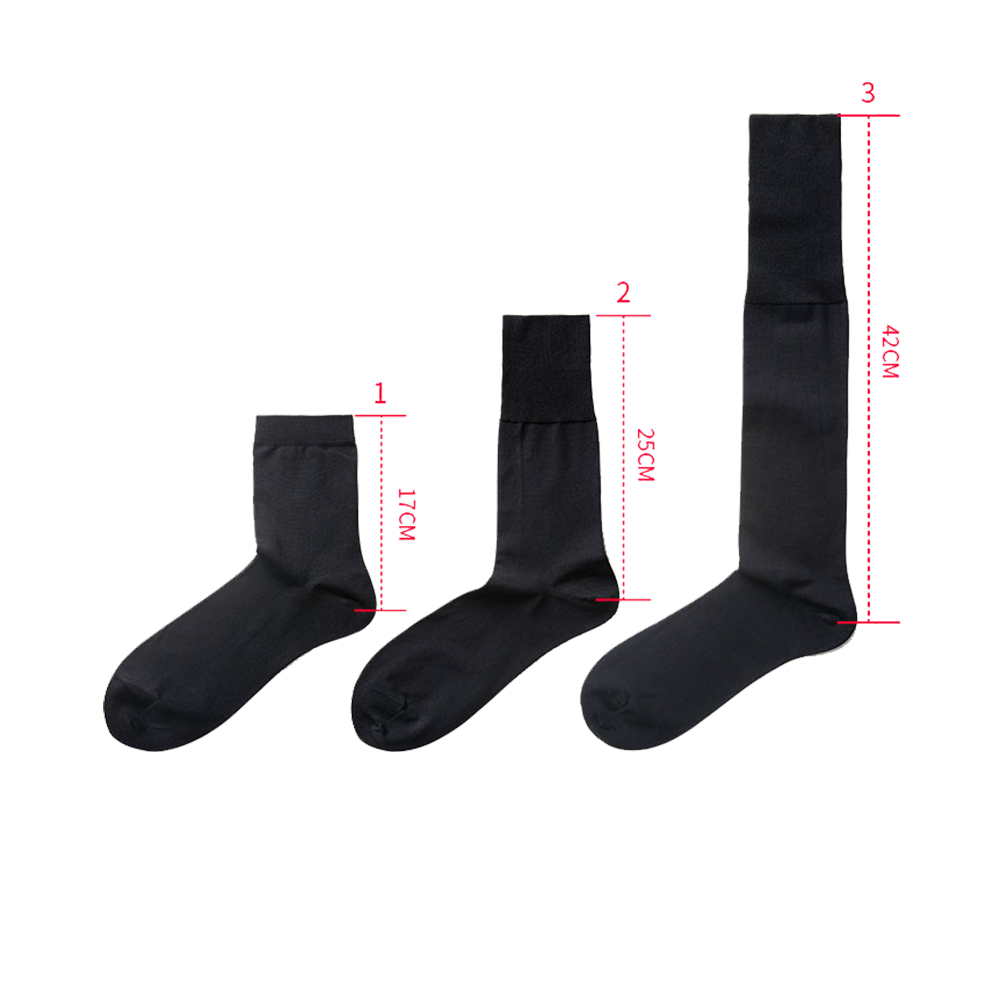 Calcetines de vestir y calcetines hasta la rodilla calcetines mercerizados para hombre calcetines formales de negocios