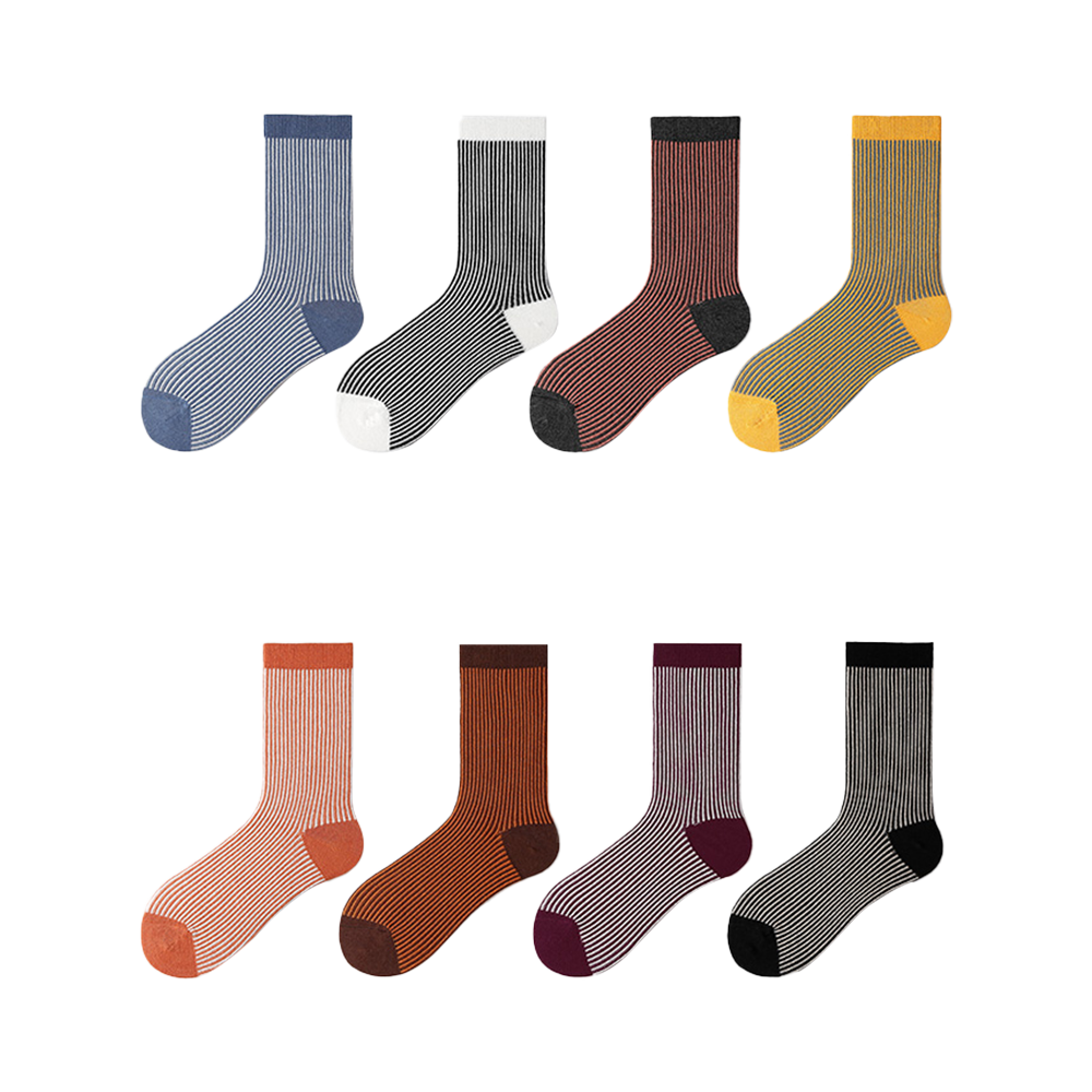 Calcetines con logotipo personalizado para hombre, fabricante, venta al por mayor, calcetines de moda uniex de doble aguja