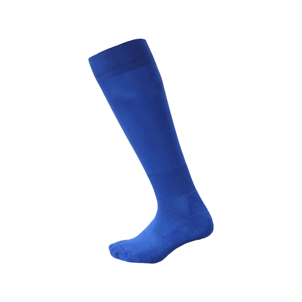 Colorful cushion tube seamless high rib football socks