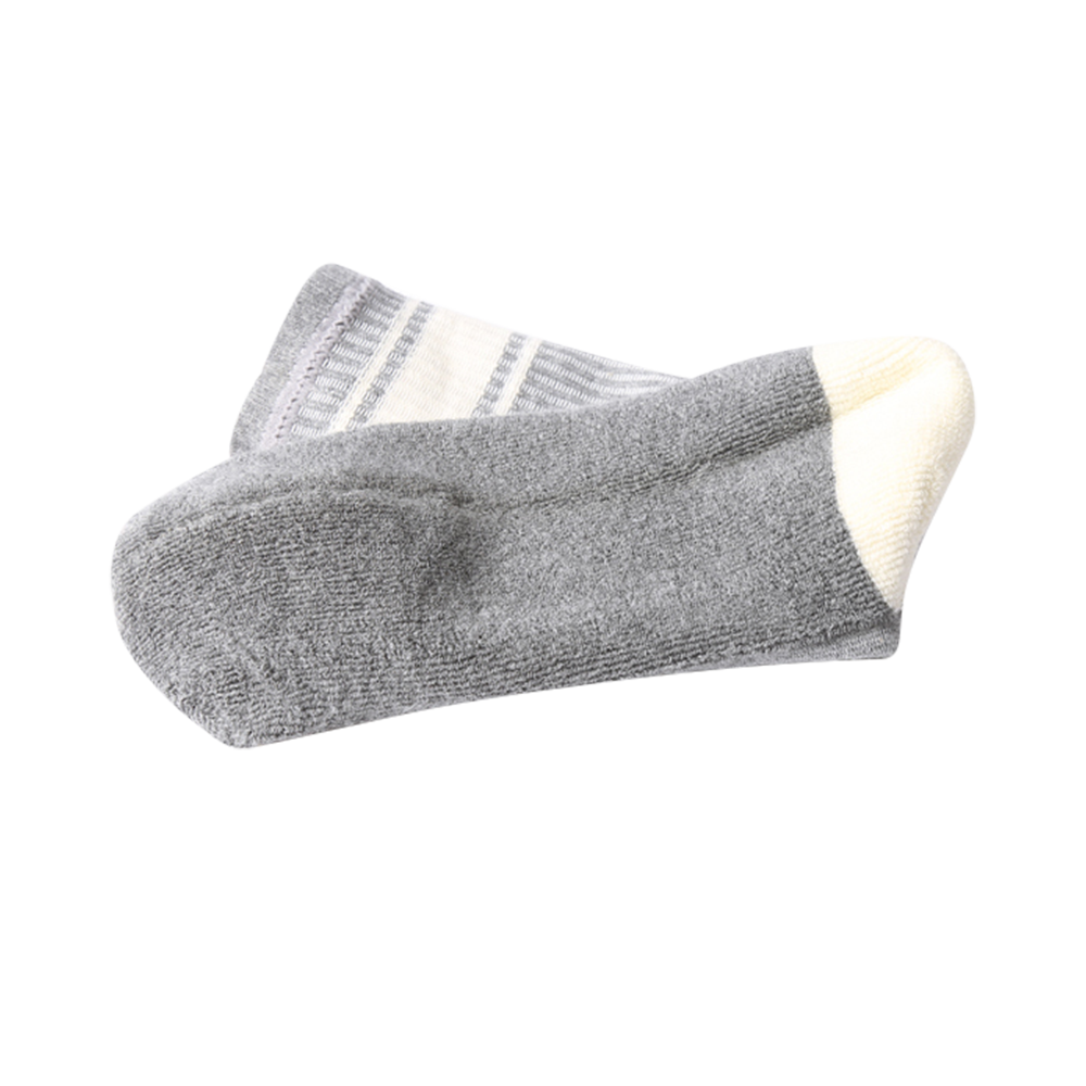 Colorful cushion tube seamless high rib walking socks